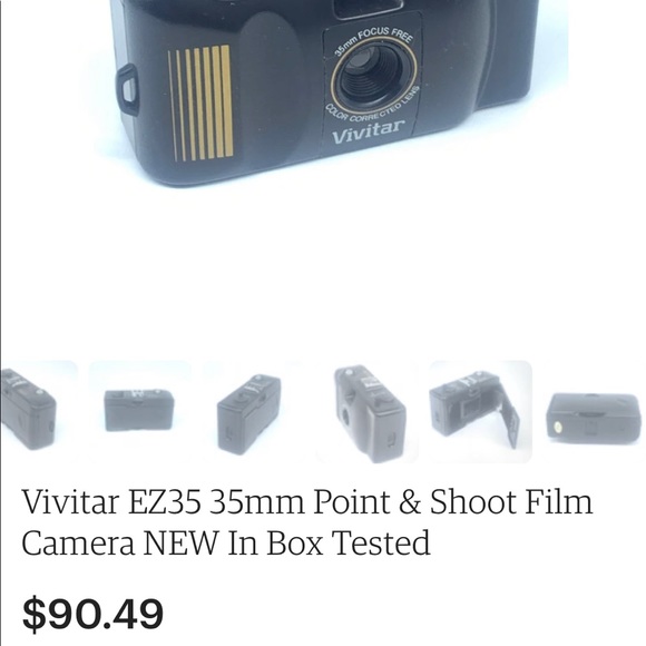 Vivitar EZ 35 View Finder Camera; Film & Focal Length 35mm: Exposure 24mm x 36mm - Picture 5 of 16